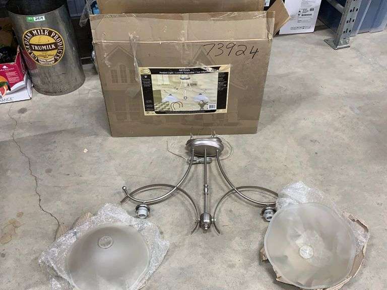 Hanging Light Fixture Yorkton Auction Centre