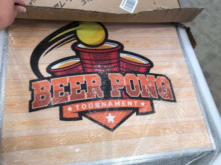 Portable Beer Pong Table Regulation Size Yorkton Auction Centre