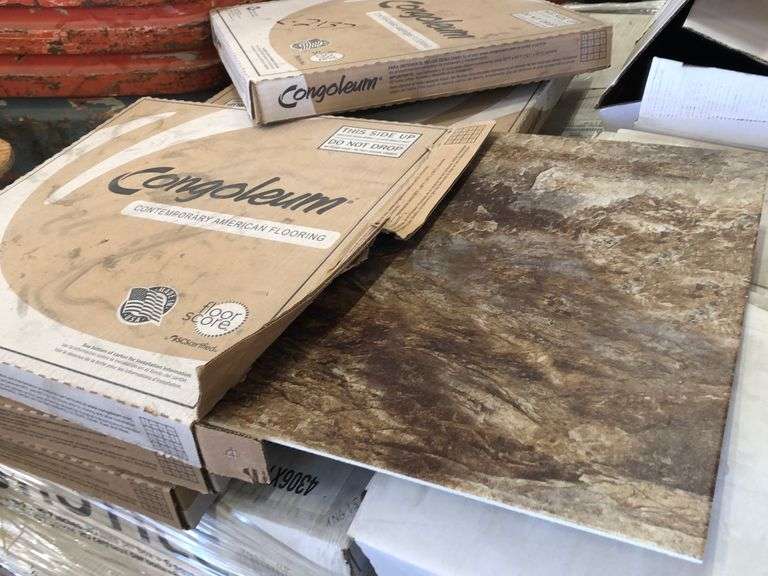 Pallet Of Assorted Carpet Tile Flooring Yorkton Auction Centre