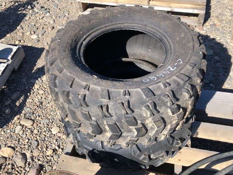 2 Quad Tires Different Sizes Yorkton Auction Centre