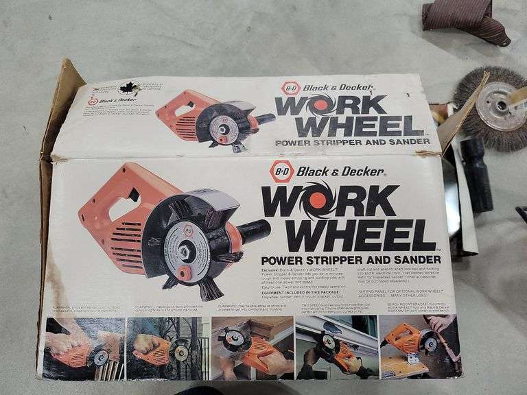 Black & Decker Work Wheel Sander and Stripper Yorkton Auction Centre