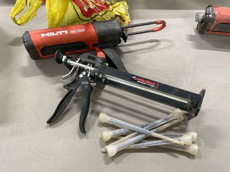 Box Of Hilti Caulking Guns Yorkton Auction Centre