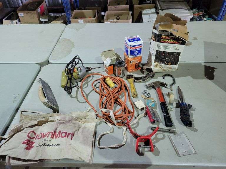 Box of Shop Supplies Yorkton Auction Centre