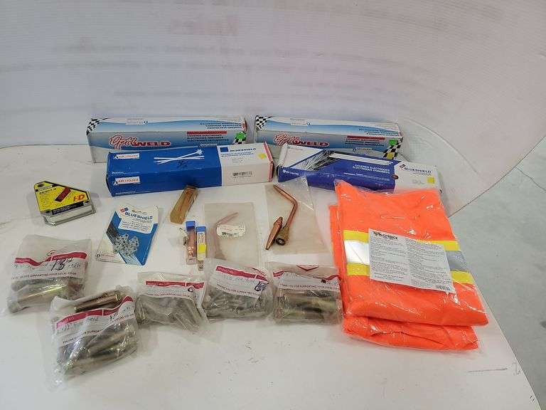 Box of Welding and Grade 8 Bolts Yorkton Auction Centre