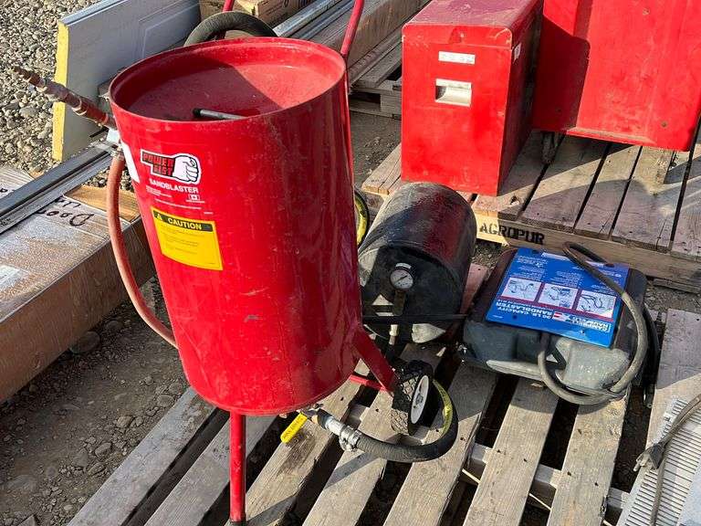 Sand Blasting Equipment Yorkton Auction Centre