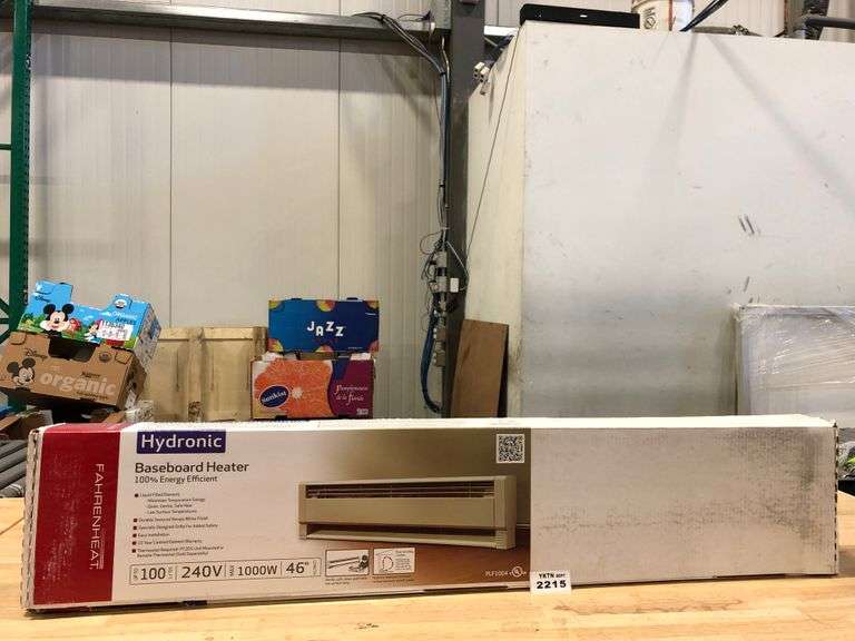 FAHRENHEAT PLF1004 HYDRONIC BASEBOARD HEATER 46INCH 240V 1500W
