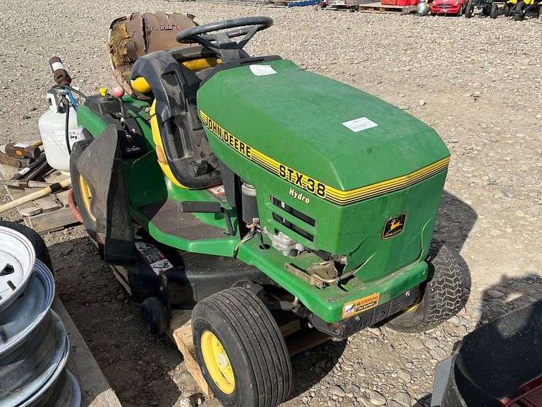 John Deere STX38 Riding Mower Yorkton Auction Centre