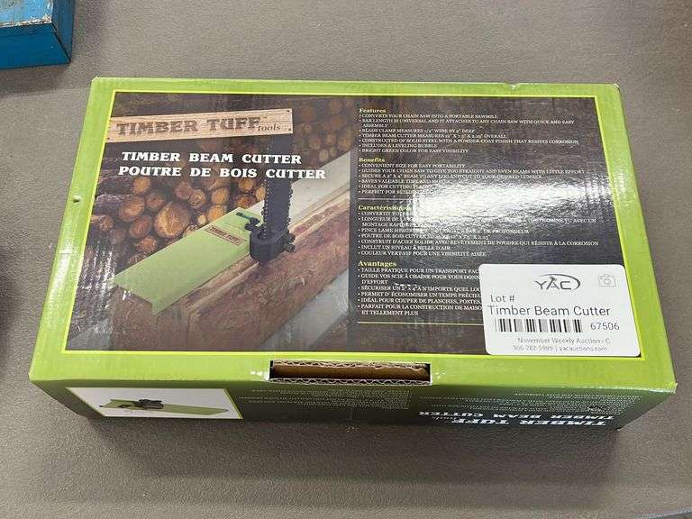Timber Beam Cutter Yorkton Auction Centre