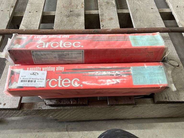5 Boxes Of Welding Rods Yorkton Auction Centre