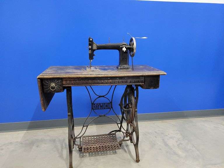 Antique Raymond Sewing Machine Yorkton Auction Centre