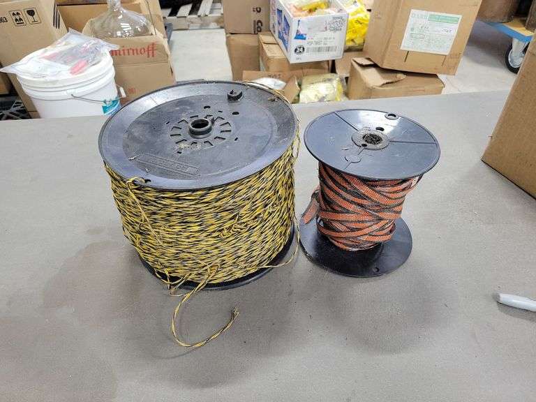 2 Rolls of Electric Fencing Wire Yorkton Auction Centre