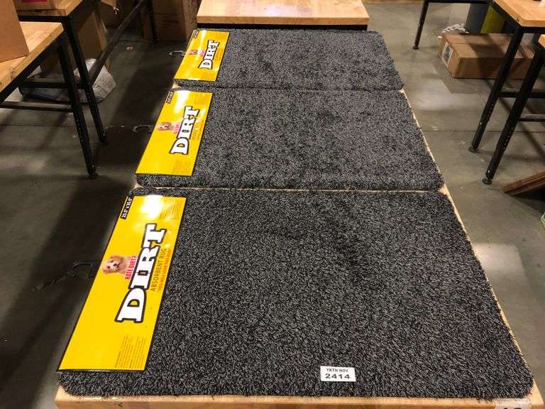 3PCS DIRT ABSORBENT RUG Yorkton Auction Centre