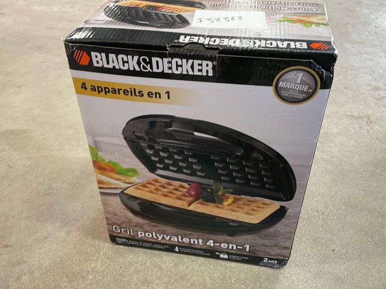 Black and Decker Waffle Maker Yorkton Auction Centre