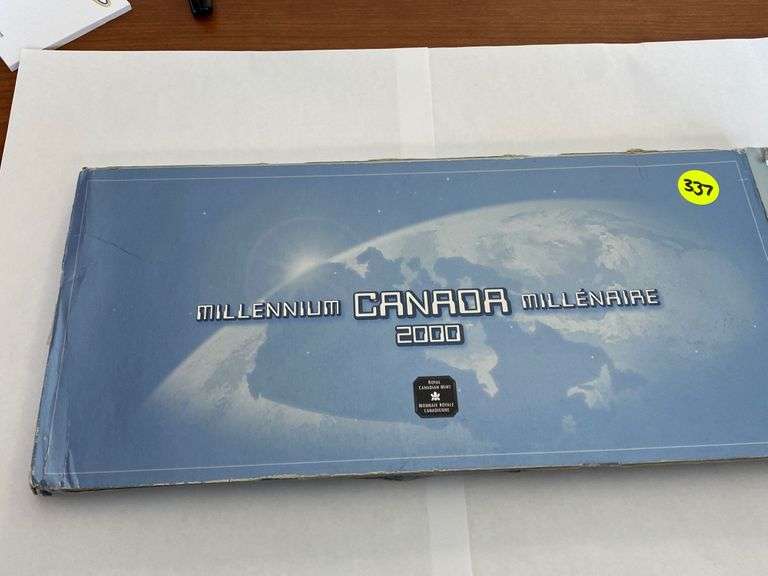 2000 Millennium Canada Coin Set Yorkton Auction Centre