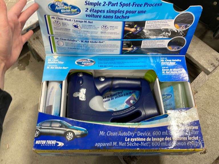Mr. Clean Auto Dry Car Wash Kit Yorkton Auction Centre