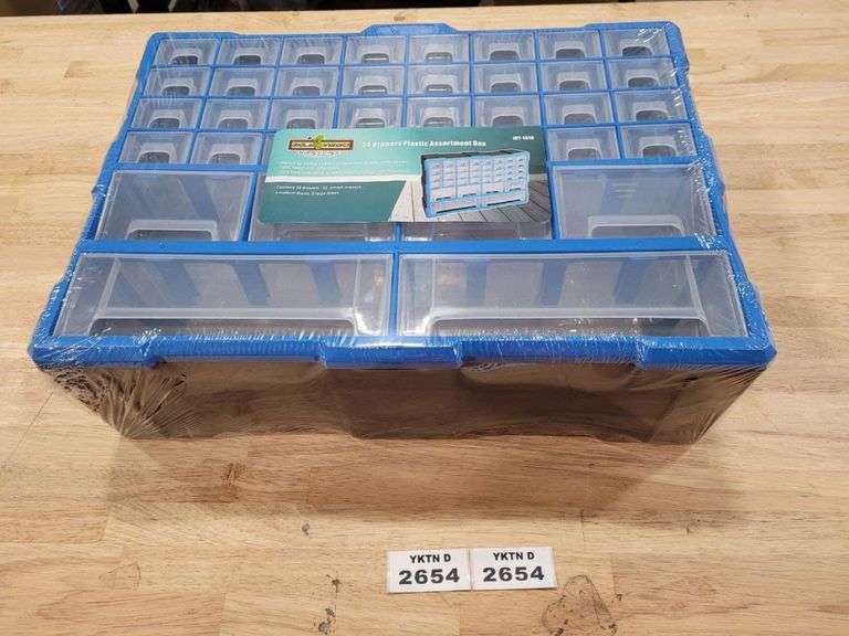 38 DRAWER PARTS BIN STORAGE SYSTEM Yorkton Auction Centre