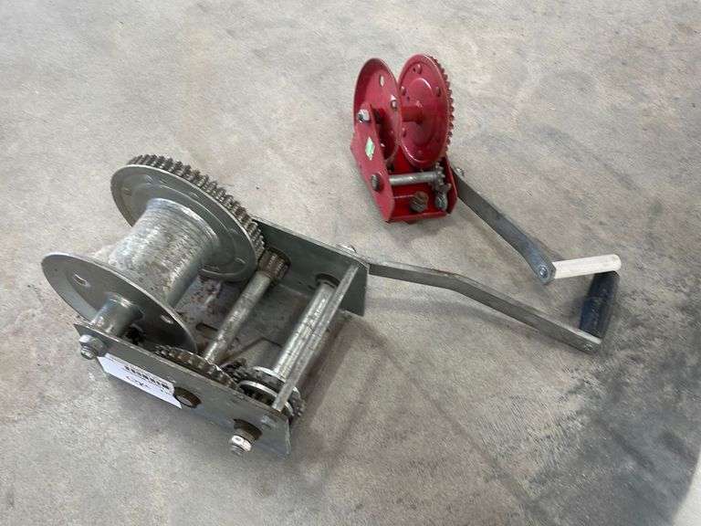 2 Hand Winches Yorkton Auction Centre