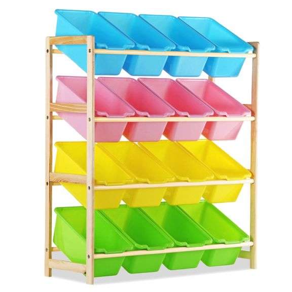 16 BIN TOY & STORAGE ORGANIZER Yorkton Auction Centre