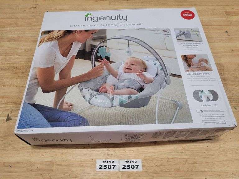 INGENUITY SMARTBOUNCE AUTOMATIC BOUNCER CHADWICK Yorkton Auction Centre