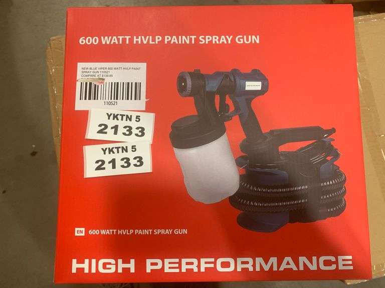 BLUE VIPER 600 WATT HVLP PAINT SPRAY GUN Yorkton Auction Centre