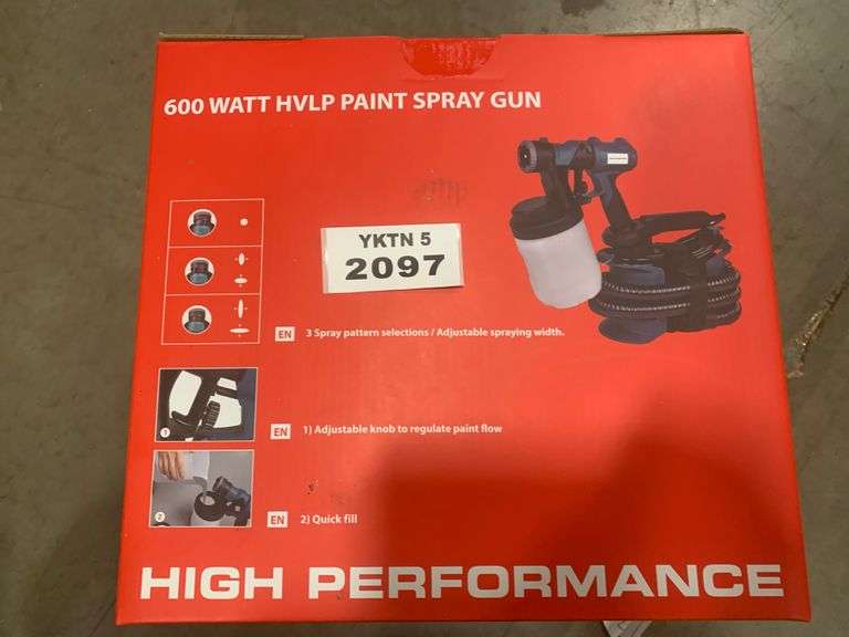 BLUE VIPER 600 WATT HVLP PAINT SPRAY GUN Yorkton Auction Centre