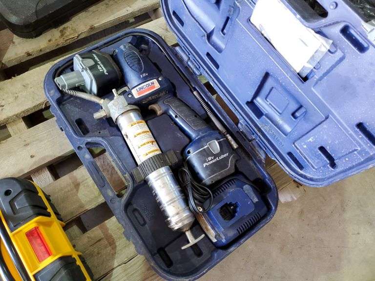 Electric Lincoln Grease Gun W/Charger Yorkton Auction Centre