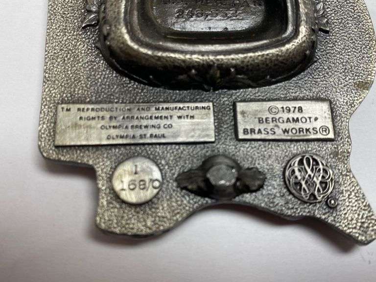1978 Bergamot Brass Works Olympia Beer 