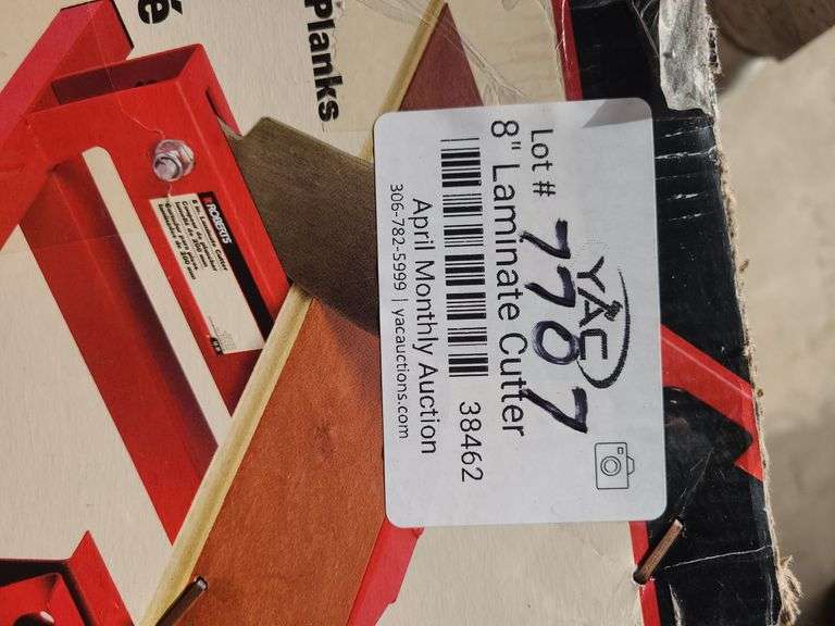 8" Laminate Cutter Yorkton Auction Centre