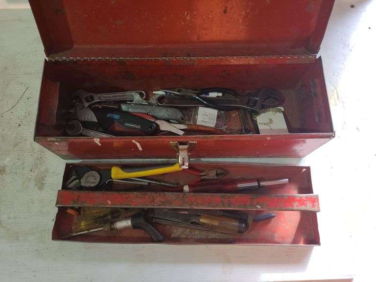 Tool Box With Tools Yorkton Auction Centre