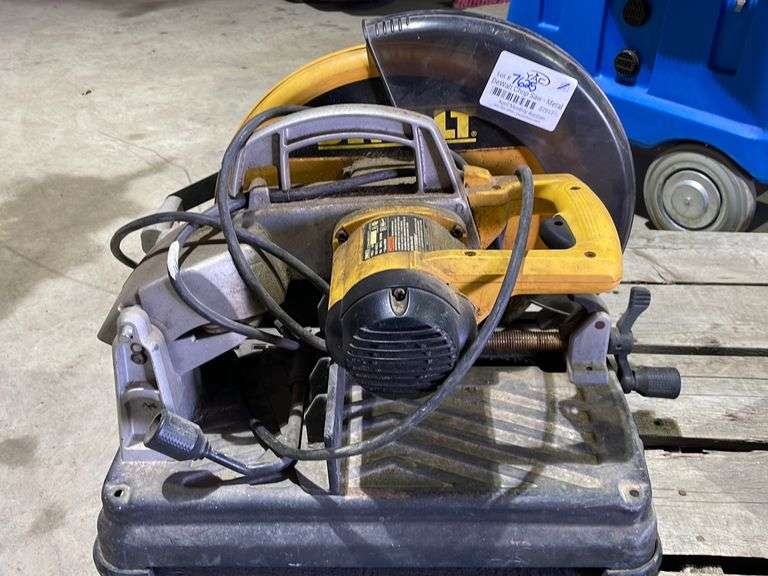 DeWalt Chop Saw Metal Yorkton Auction Centre