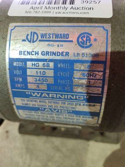 Westward Bench Grinder - Yorkton 