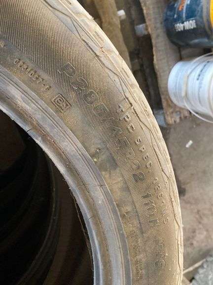 4 - P285/45R22 Tires - Yorkton Auction Centre