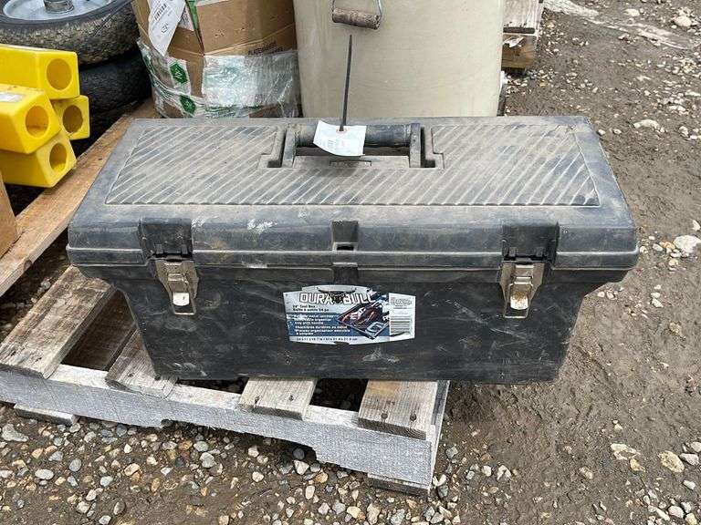 24" Black Tool Box W/ Tools Yorkton Auction Centre