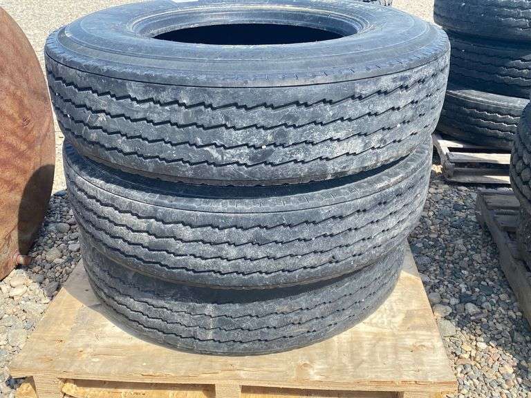 3 11R 22.5 Semi Tires Yorkton Auction Centre