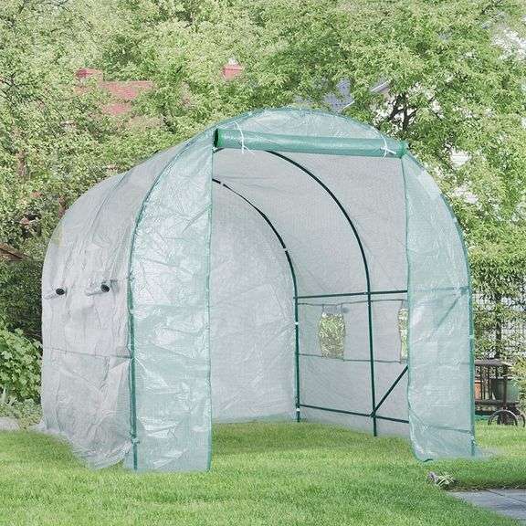 8FT WALKIN TUNNEL GREENHOUSE GARDEN Yorkton Auction Centre