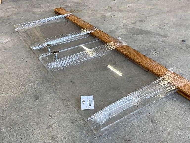 Thick Plexi Glass Sliding Windows With Track Yorkton Auction Centre