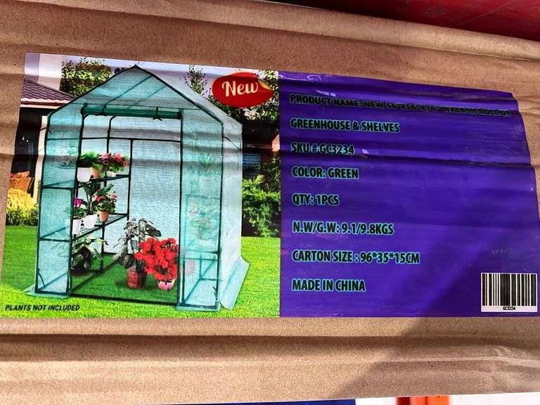 Greenhouse and Shelves Yorkton Auction Centre