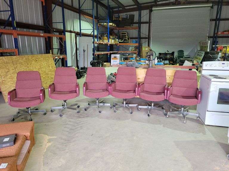 6 Office Chairs Yorkton Auction Centre
