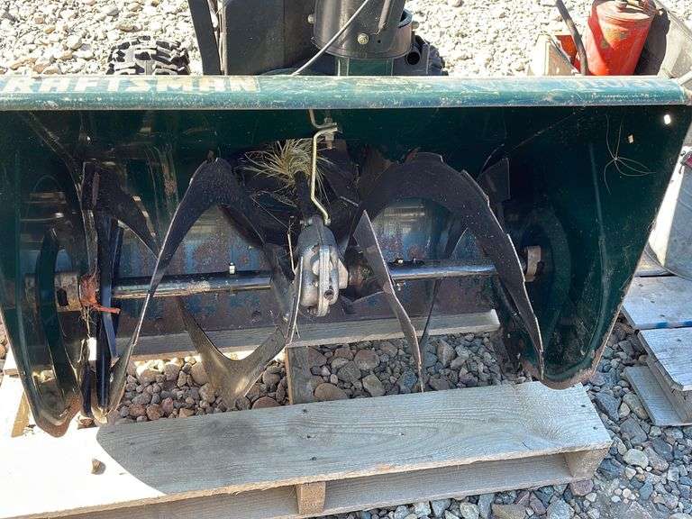 Craftsman Snow Blower Yorkton Auction Centre