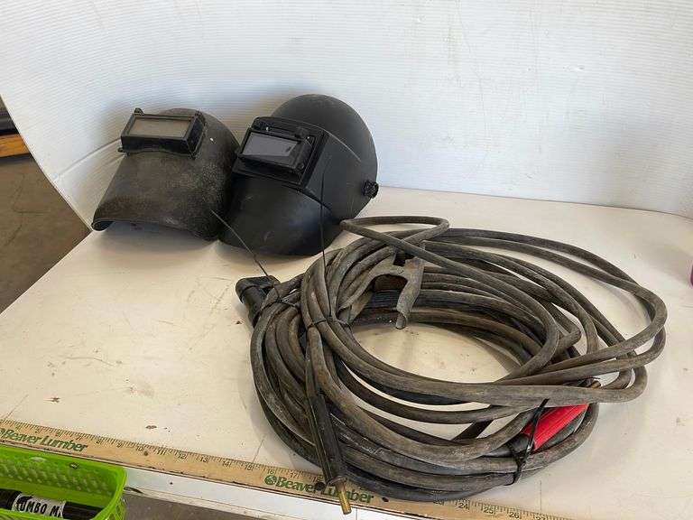 Welding Helmets and Stick Welder Cable Yorkton Auction Centre