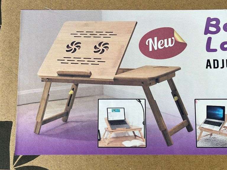 Bamboo Laptop Table Yorkton Auction Centre