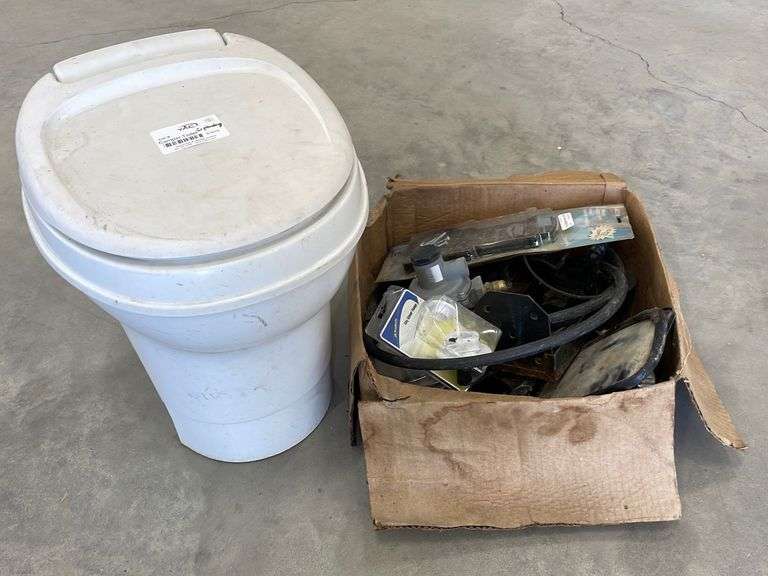 Camper Toilet w/ plumbing Yorkton Auction Centre