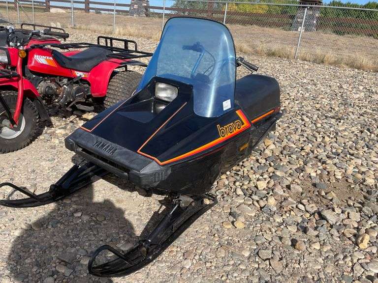 1984 Yamaha Bravo 250 Snowmobile 80F002516 Yorkton Auction Centre