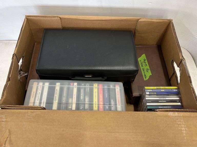 Assorted Cassettes & Video Camera Tapes Yorkton Auction Centre