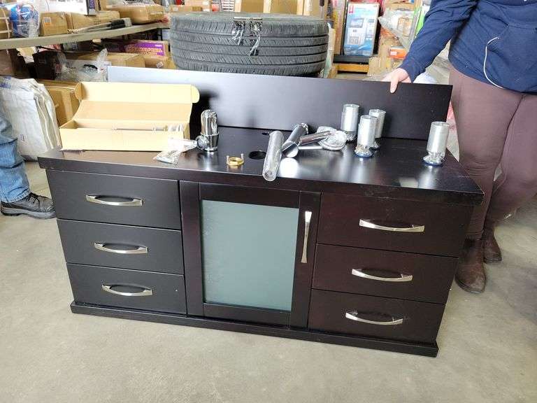 BATHROOM VANITY ( Missing Pieces ) Yorkton Auction Centre