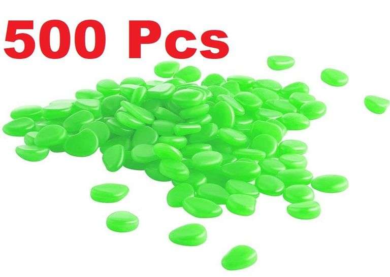 500PCS GLOW IN THE DARK PEBBLE STONES Yorkton Auction Centre