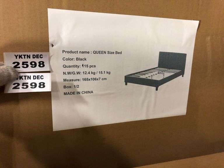 QUEEN SIZE BED Yorkton Auction Centre