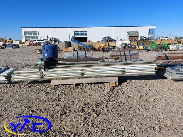 14x14 Garage Door W/ Hardware Yorkton Auction Centre