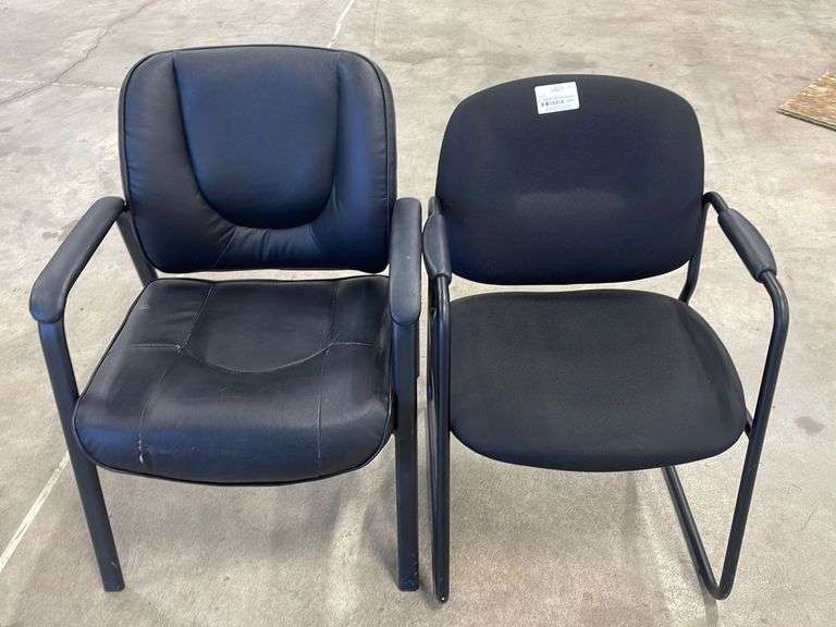 2 Black Office Chairs Yorkton Auction Centre