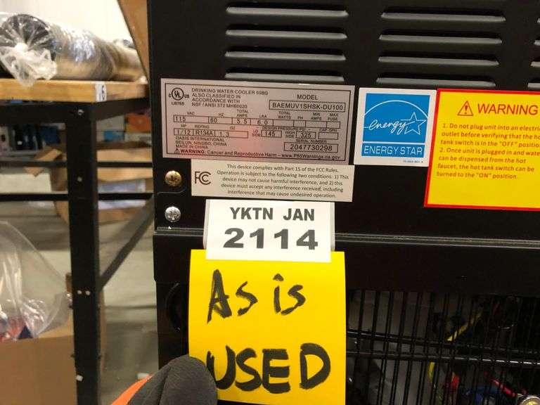 CULLIGAN STAINLESS WATER COOLER Yorkton Auction Centre